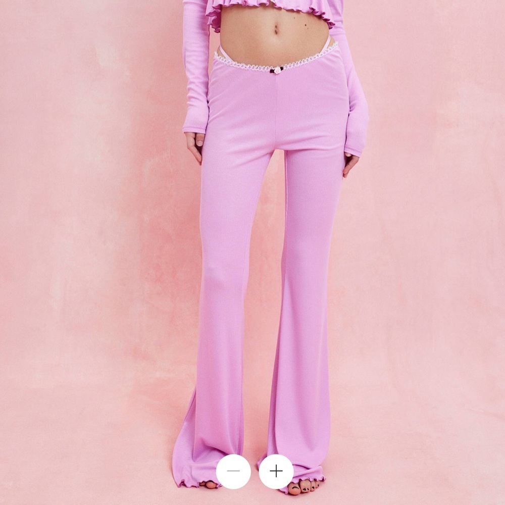 Out From Under Sweet Dreams Lace-Trim Lounge Pants